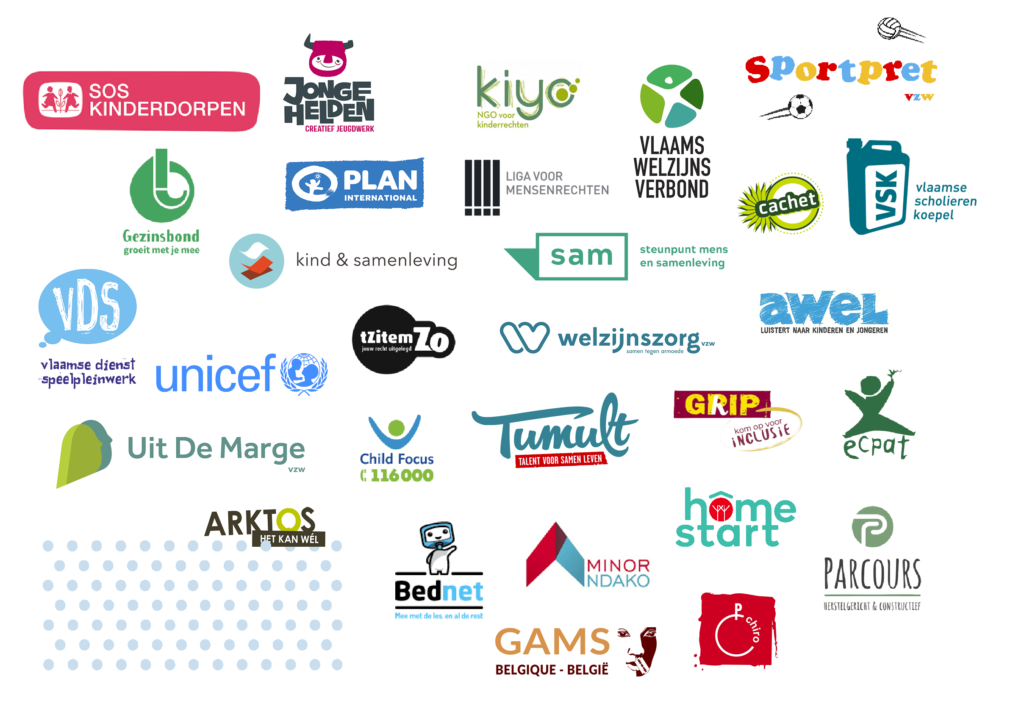 Logo’s van alle lidorganisaties Kireco Logo's van alle lidorganisaties de Kinderrechtencoalitie